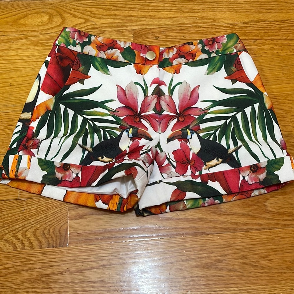 Ted baker floral short Size 0